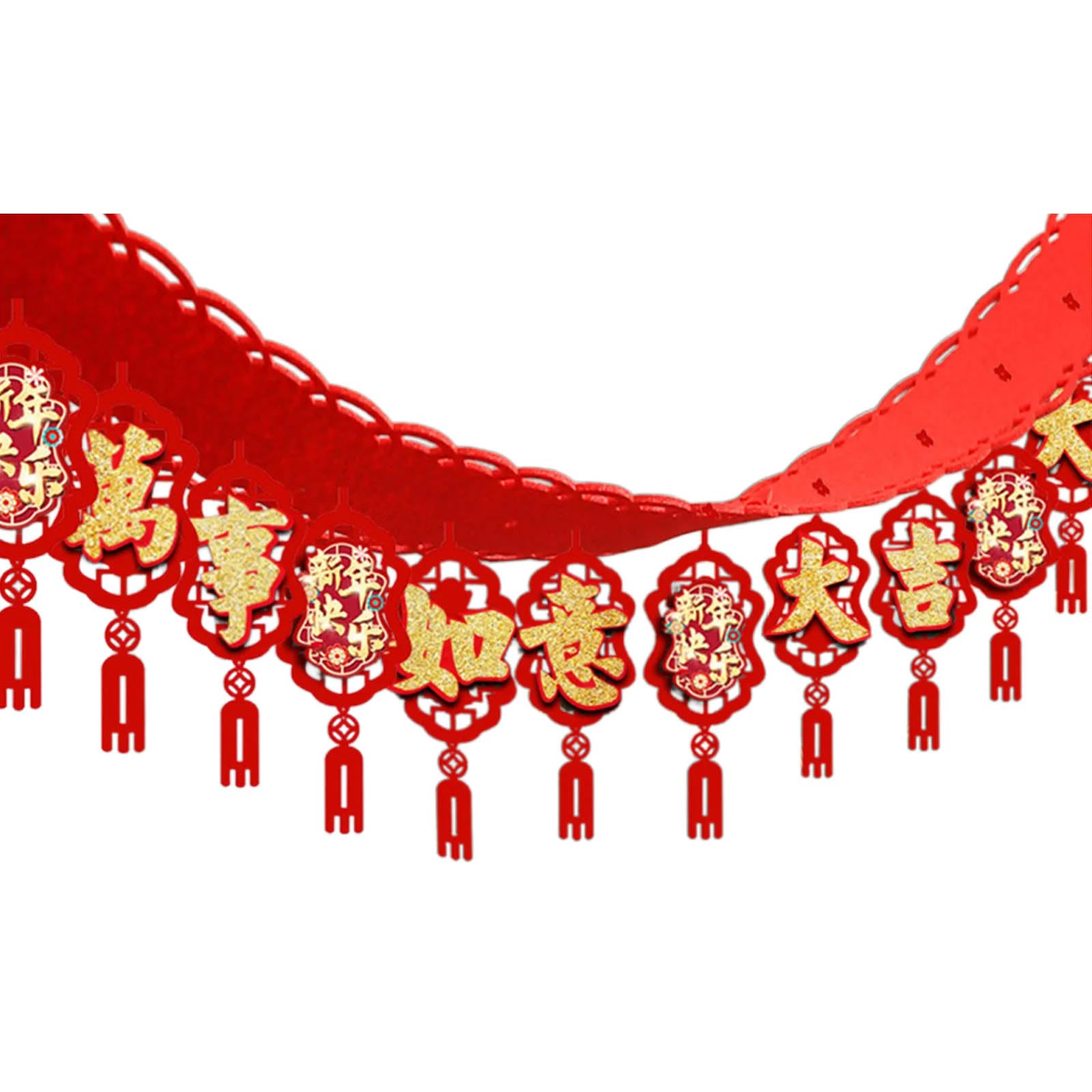 Elnwnnkc Type D Chinese New Year Decoration 2025 Year Of The Snake Hanging Ornament For Spring Festival Celebration And Home Decoration Chinese New