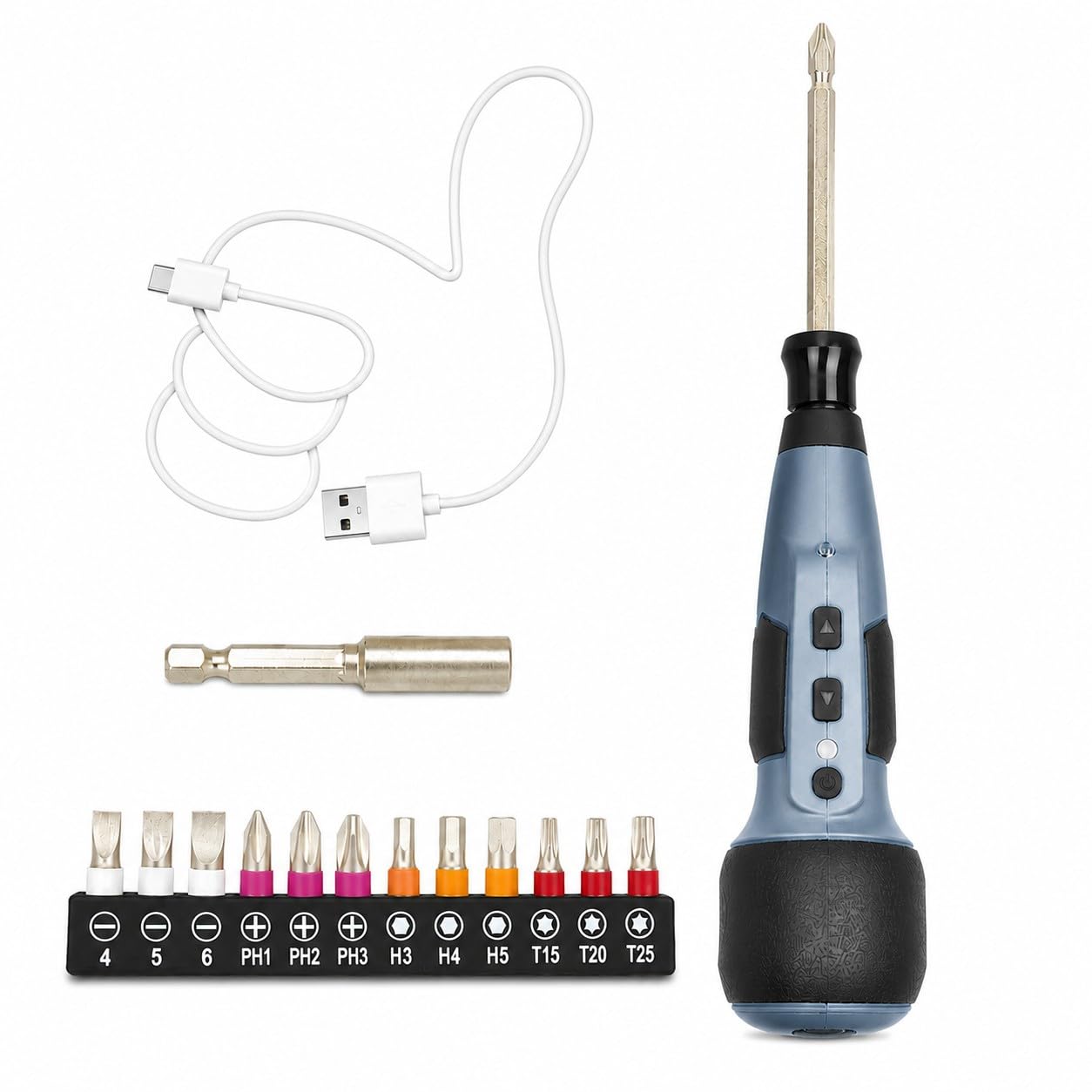 KINGMAX 電動ドライバー 小型 ドライバー 電動 ペン型 軽量 3段階切替…