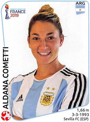 2019 Panini FIFA Women's World Cup France Album Stickers (Individual Sticker Only) Soccer #296 Aldana Cometti Argentina 2 Inch by 2 12 Inch 2019 Panini FIFA Women's World Cup France Album Stickers (Individual Sticker Only) Soccer #296 Aldana Cometti Argentina 2 Inch by 2 12 Inch