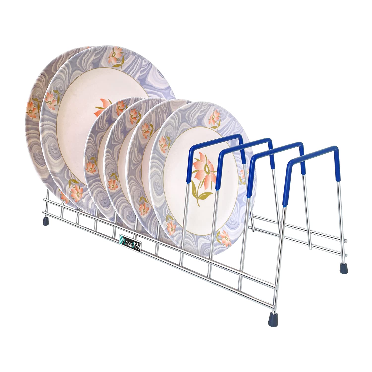 SmartSlide Stainless Steel Kitchen Rack - Plate Rack - Dish Rack - Rack for 10 Plates – Chopping Board Holder - Lid Holder Utensil Rack for Kitchen (10 Plate) (B08WKDQ2YK) Amazon Price History, Amazon Price Tracker