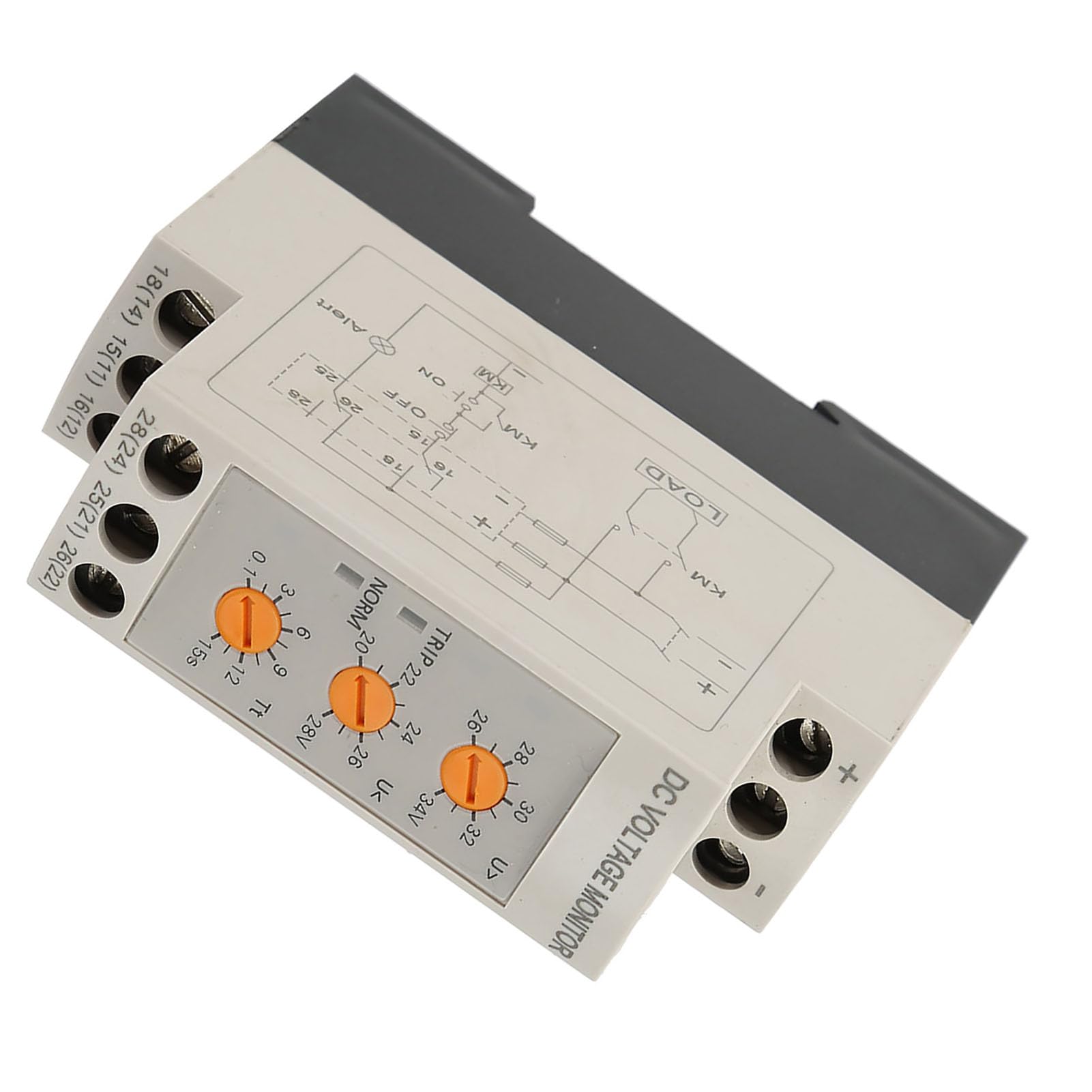 Relé de Protección contra Sobrevoltaje y bajo Voltaje DVRD Relé de Monitoreo de Voltaje (DC24V)