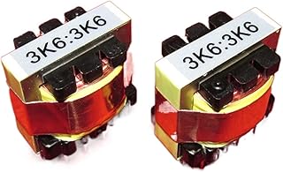 1 pair/3K6:3K6 Permalloy Audio Transformer Balanced and Unbalanced Conversion Audio Isolator 20Hz～35KHz ±0.5DB (Color : Gold)