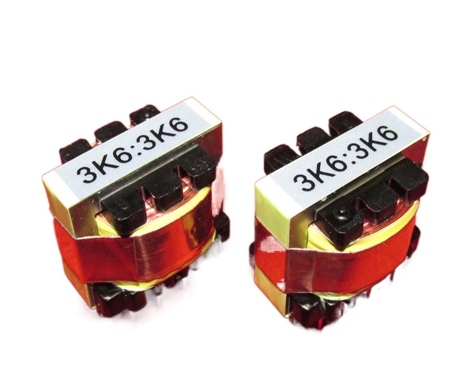 SHXSYN 1 par/3K6:3K6 Transformador de Audio permalloy aislador de Audio de conversión equilibrado y Desequilibrado 20Hz ~ 35KHz ± 0.5DB (Color : Gold)