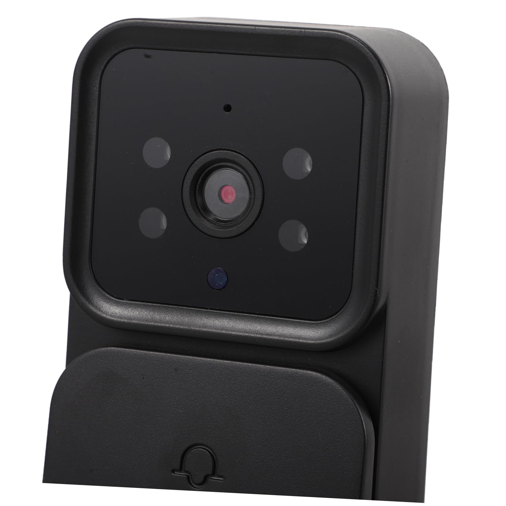 jojofuny Videocitofono Wi‑fi Nero con Schermo da 4, 3 Pollici | Monitor Video, Installazione Semplice, Uso per Sicurezza Domestica e Controllo a Distanza