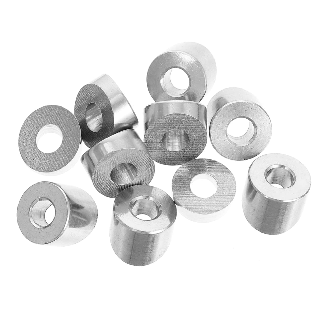 STOBAZA 10-Piece Stainless Steel Wire Railing Connector Kit 30-Degree Beveled Washers for Cable Decks and Railing Systems