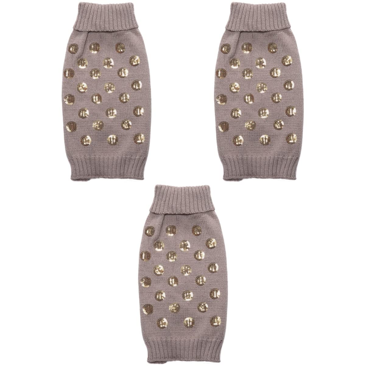 BESPORTBLE 3 Piezas suéter para Mascotas Dog Sweater Dog Clothes suéteres de Navidad para Perros Traje de Navidad para Perro Ropa de suéter de suéter para s pequeños