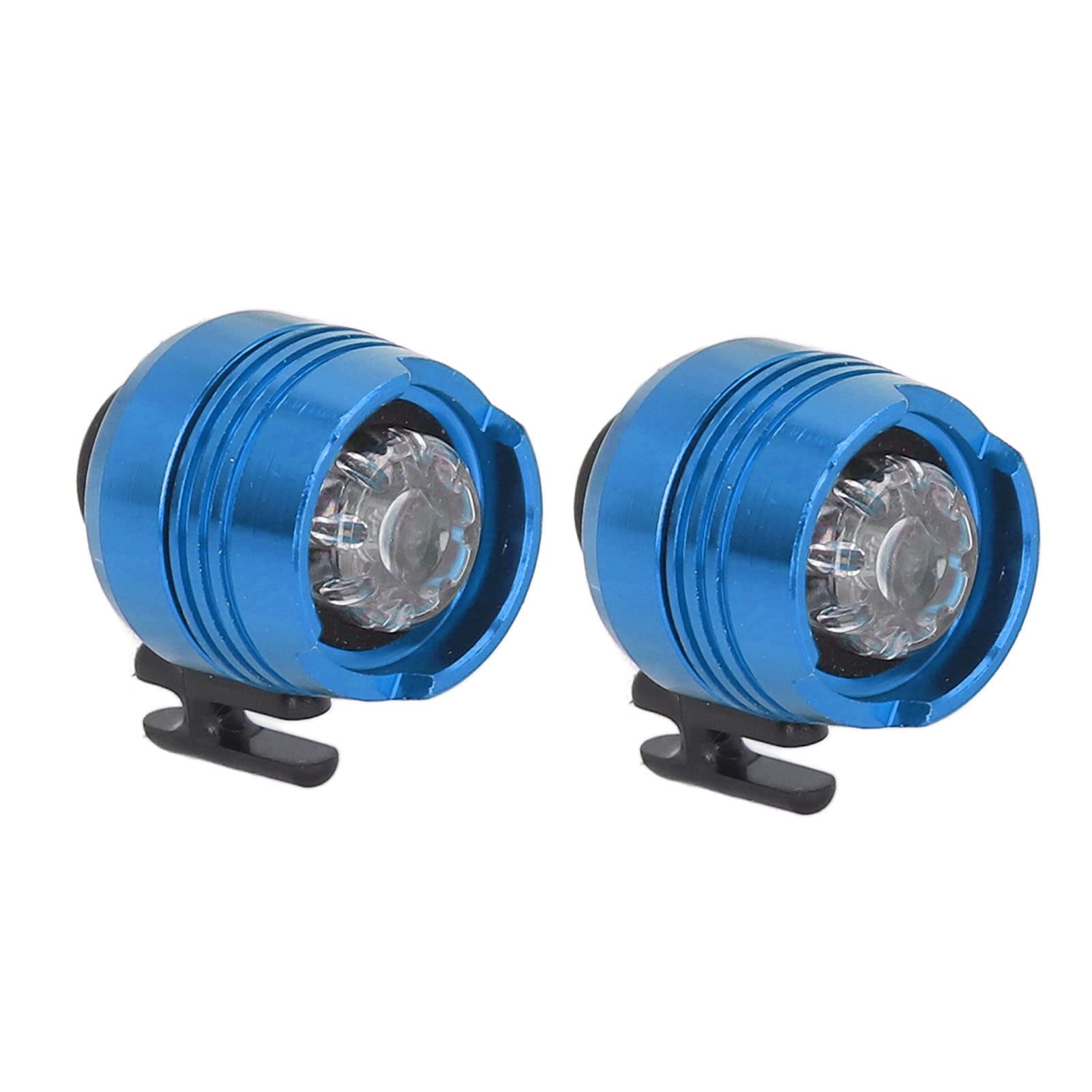 Clogs Shoes Headlight, Durable 2PCS Aluminum Alloy Portable ABS Decorative LED Clogs Shoes Light for Thanksgiving (Blue)-image-7