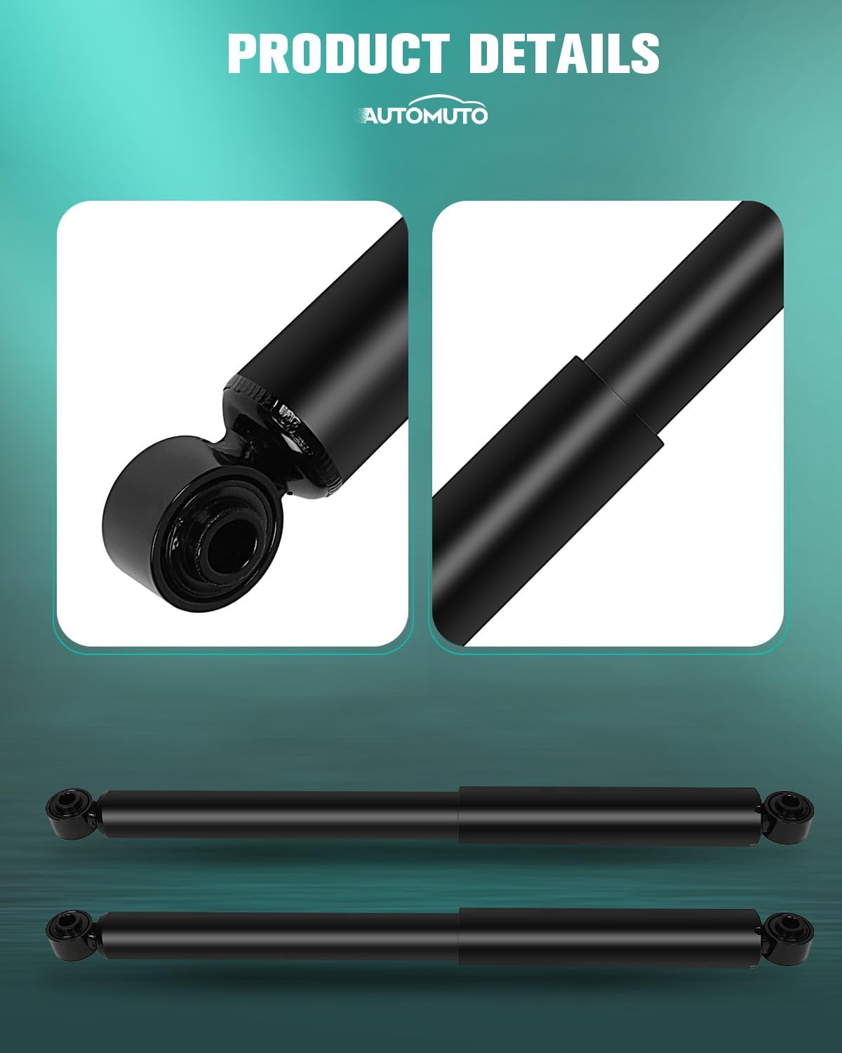 2x Struts AUTOMUTO Shock Absorbers Fits 01-03 05-06 for Chevy Silverado 1500/1500 HD,99-04 for Chevy Silverado 2500,01-07 for Chevy Silverado 2500 HD,for GMC Sierra 1500 HD 344385 Auto Shocks - Rear