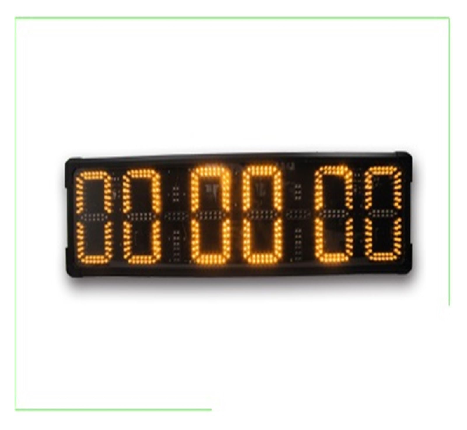 CVFRDD LED Countdown Clock, Large Double-sided Waterproof Race Timer Remote Control Countdown Clock(Giallo)