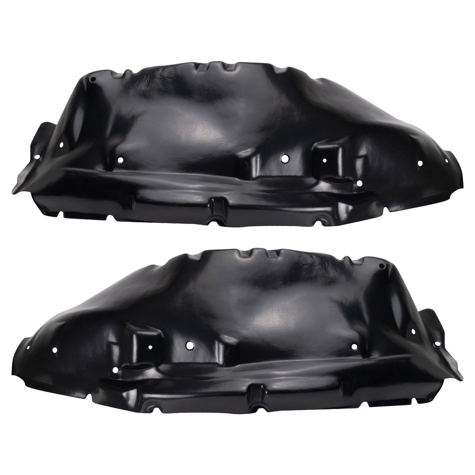 TRQ Front Inner Fender Liner Set | For 2007-2012 Chevrolet Colorado GMC Canyon 2007 Isuzu i-290 i-370 GM1248187 GM1249187