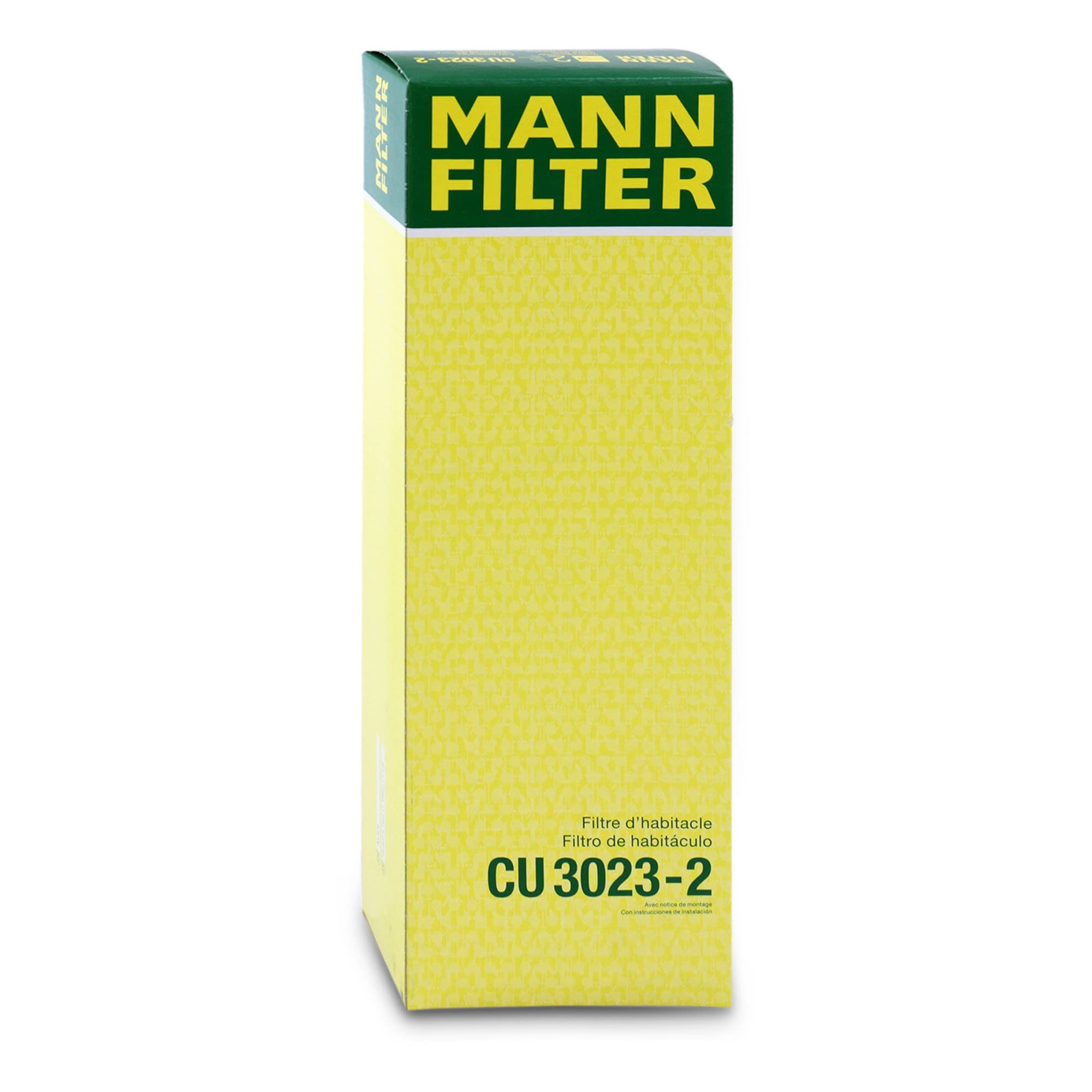 Filtre à Air D'habitacle MANN-FILTER CU 23 015-2 - Qualité Premium, Dimensions 233x115x32 Mm - 5