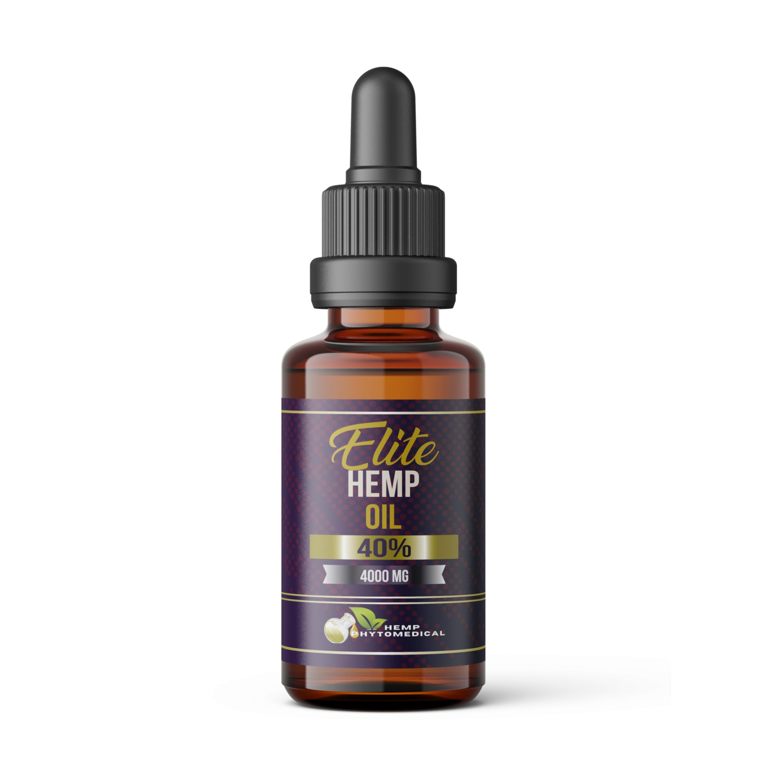 HEMP PHYTOMEDICAL Elite Hemp Oil 40%, Olio di Canapa Certificato ad Alta Concentrazione. Super Concentrato per un Benessere Profondo e Intenso