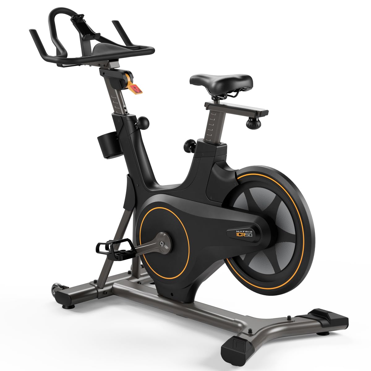 Bici da Spinning Matrix Fitness ICR50 Limited Edition – Cyclette Magnetica 11 Livelli,Bluetooth FTMS, Volano Posteriore in Alluminio, Pedali SPD, Ideale per Casa e Appartamento