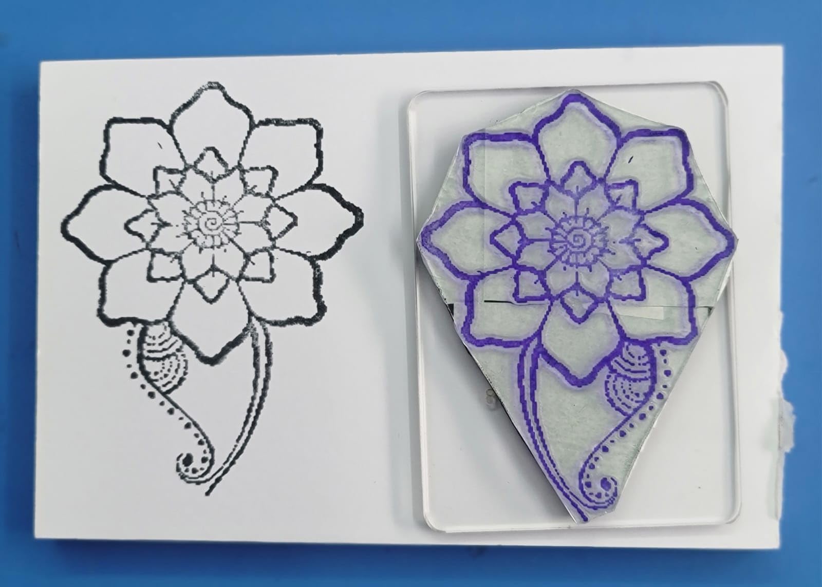 Stamp Shop Mehndi Supporting Tools Flower 006-picture-19