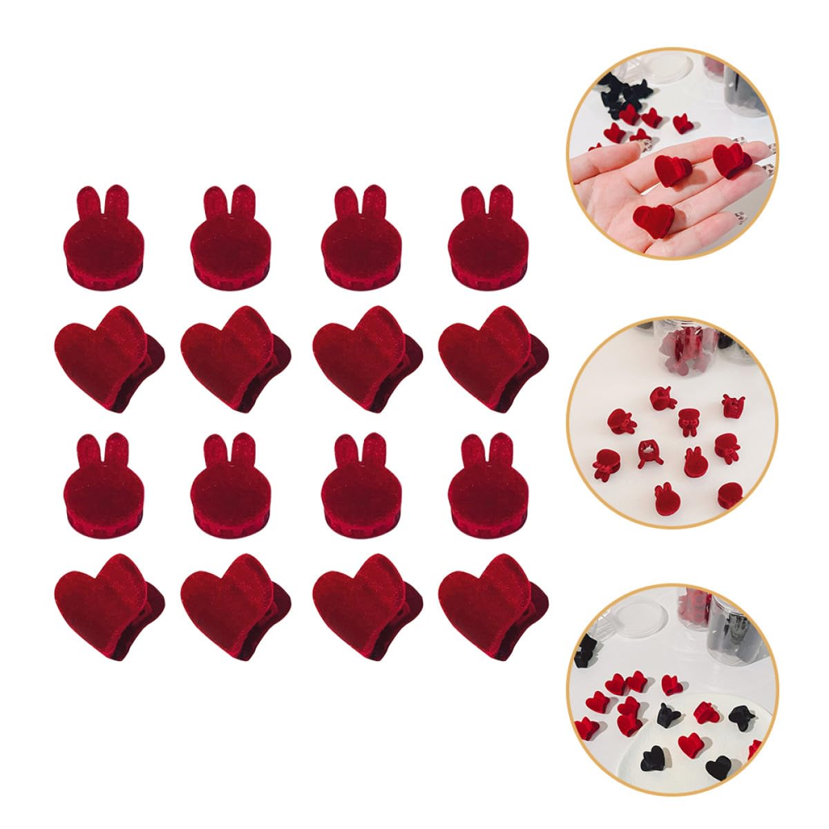 Mini Pinces à Cheveux 16 Pièces Mini Pinces à Griffes pour Garçon et Filles et Femmes Maintien Sûr pour Activités Quotidiennes
