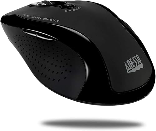 Miniatura 2 de Adesso WKB-1500GB - Teclado ergonómico inalámbrico de escritorio y mouse láser con diseño de teclas divididas y reposamanos para mayor comodidad,
