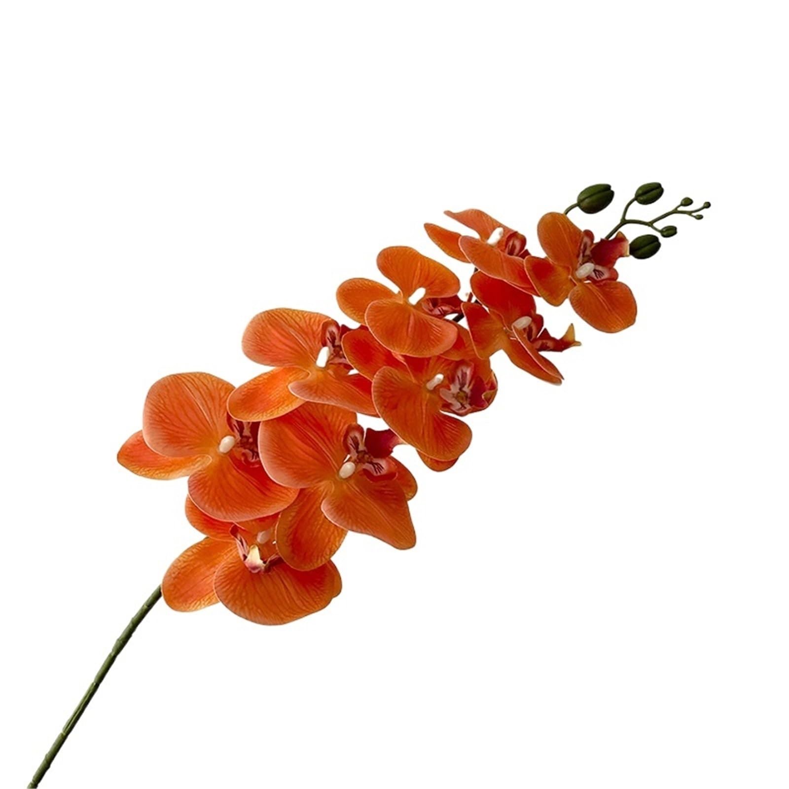 LuoAXINN Artificial Flower Branches 98CM 9-head Film Butterfly Orchid Artificial Flower Living Room Dining Table Floor Decoration Wedding Arrangement(Color9)