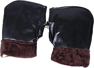 ibasenice 1 Par De Capa Para Guidão Elétrico Luva Para Guidão De Motocicleta Luvas Atv Aquecedor À Prova D'Água Para Guidão Luvas De Ciclismo Luvas De Proteção Para As Mãos Pelúcia