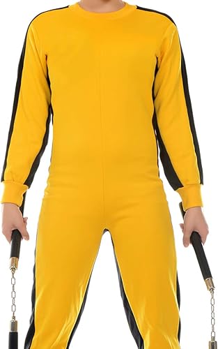 Miniatura 4 de COSFLY Disfraz de artes marciales chinas para hombre disfraz de Halloween