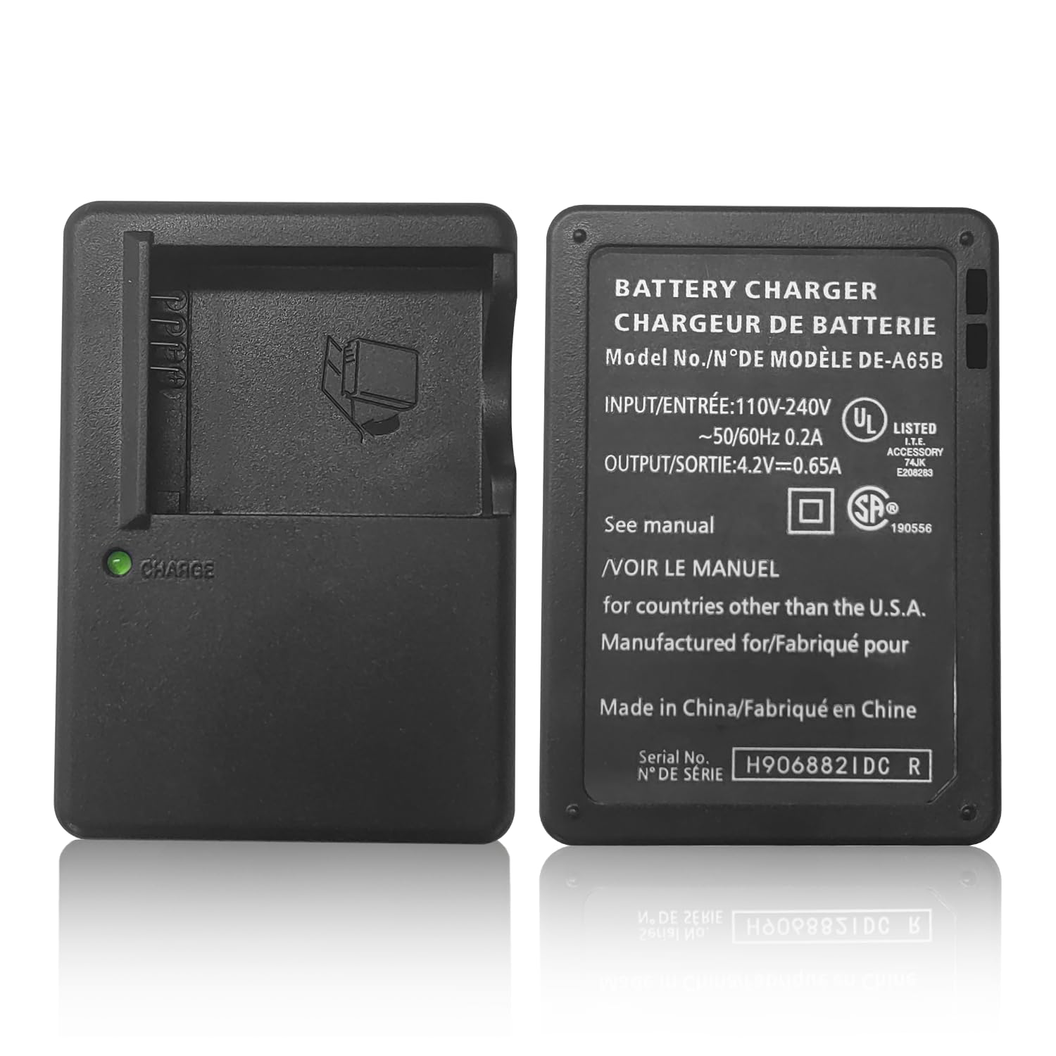 DMW-BCG10 Caricabatterie compatibile con Panasonic DMC-TZ10 DMC-TZ20 | DMC-TZ22 DMC-TZ6 DMC-TZ7 DMC-TZ8 DMC-ZR1 DMC-ZR3 DMC-ZS1 DMC-ZS3 DMC-ZS5 DMC-ZS7 DMC-ZX1 DMC-ZX3