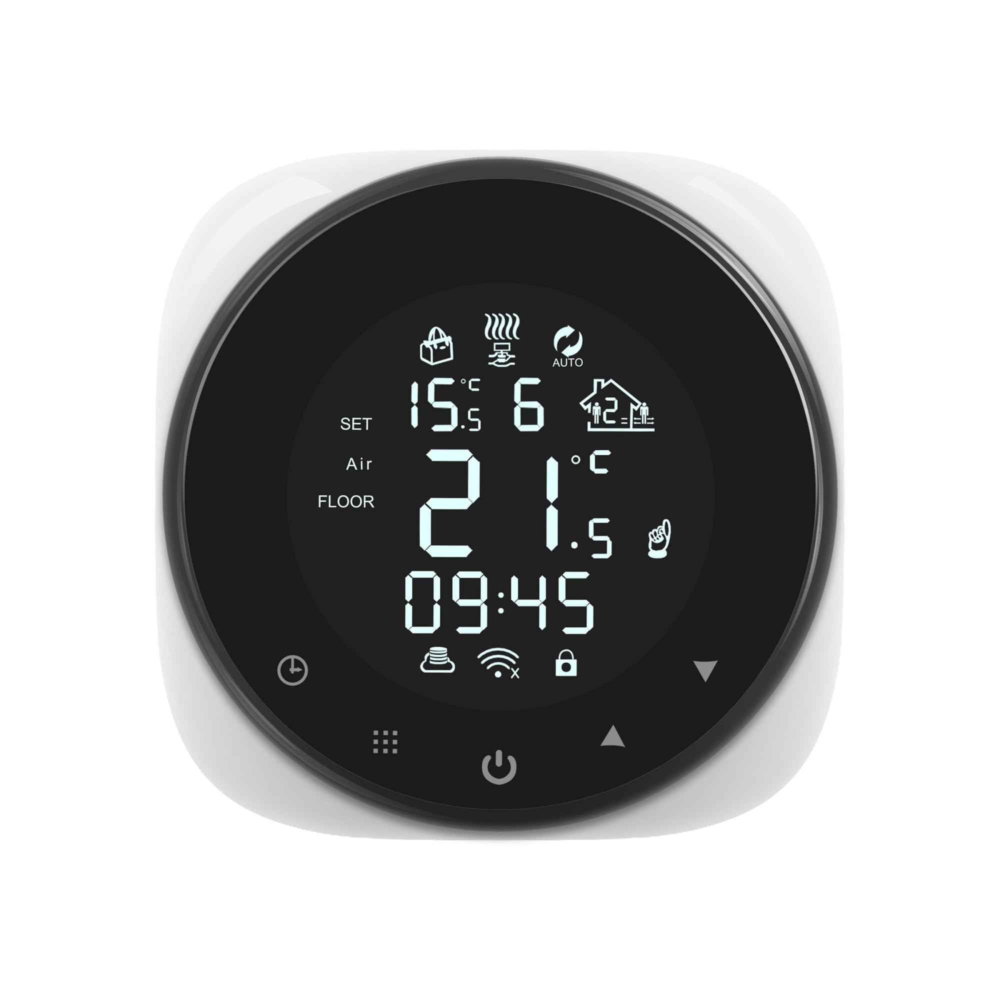 Termostat cyfrowy, Inteligentny termostat Wi-Fi Tuya, regulator temperatury do wody/elektrycznego ogrzewania podłogowego/wody kocioł gazowy(Electric Floor)