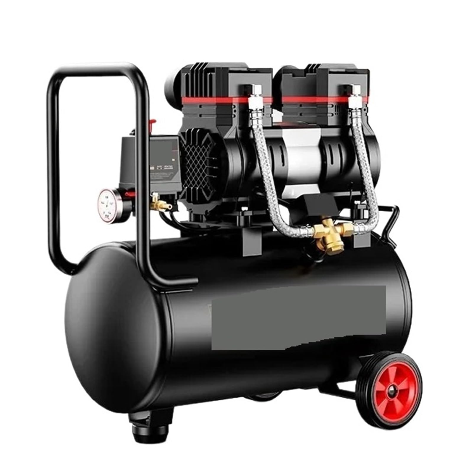 Silent Air Compressor 220V Portable Industrial Grade Woodworking Silent High Pressure Air Compressor Pump(3990W-45L-2)