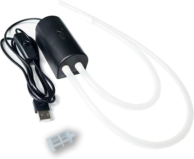 Bomba elétrica de transferência USB WYNK com mangueiras e filtro