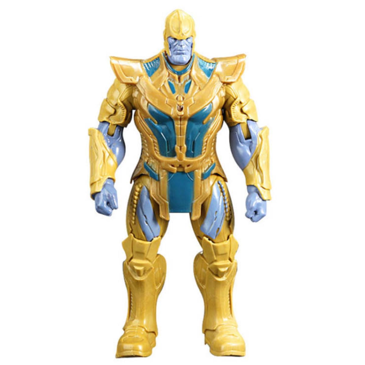 6.27 inch Movie Superhero Action Figures Toys Characters Perfect for Themed Parties for Kids Ages 3 and Up (16cm War Armor Thanos)