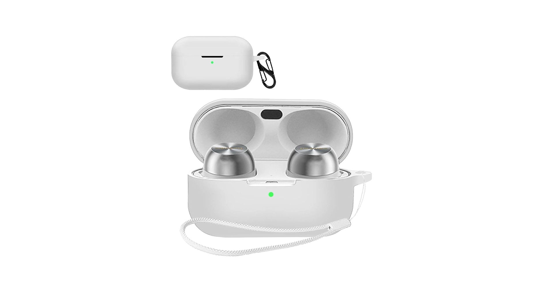 Technics AZ100 シリコンケース付 楽天市場】Technics EAH-AZ100 シリコンケース カラビナ付き