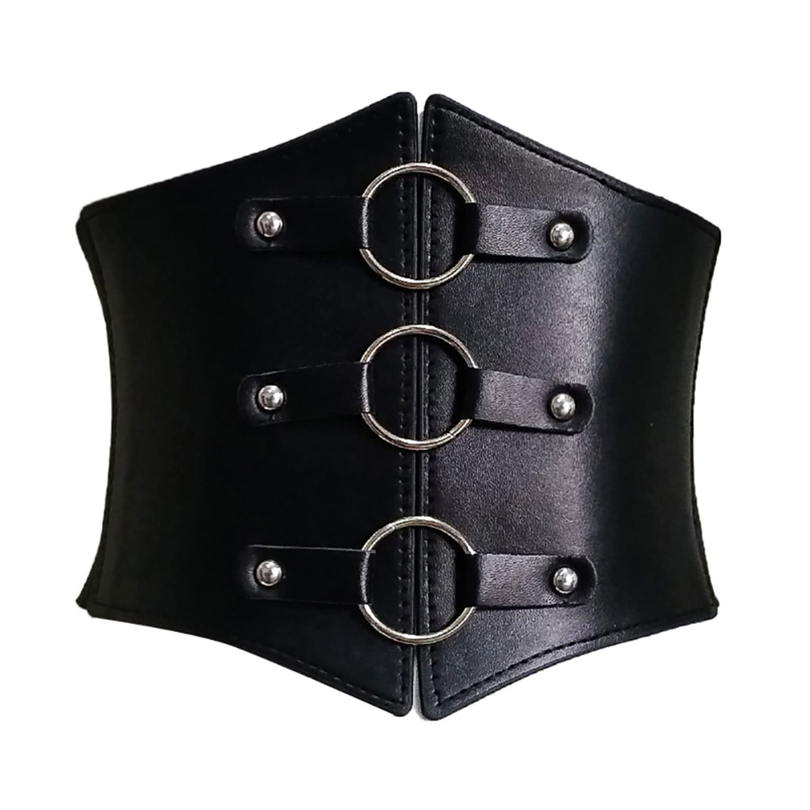 Corset Waist Belt for Women Wide Elastic Tie Belt for Dresses Lace-up Cinch Belt Tied Corset Elastic Waist