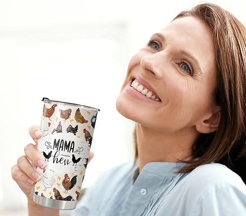 Miniatura 7 de Regalos para mamá de hija hijo  Regalos de cumpleaños para mujeres amigas  Regalos de pollo para amantes de los pollos  Vaso de mamá gallina, taza