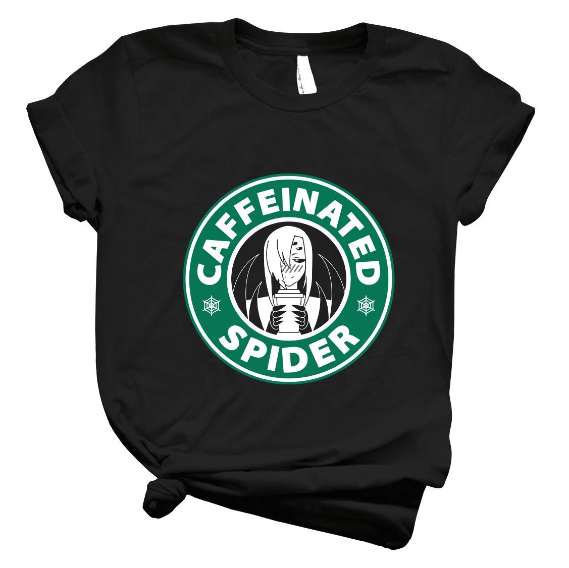 Rachnera Caffeinated Spider Logo 11 Men Shirts - Best Women T Shirt - Customize Tee for Women - Hot Tee