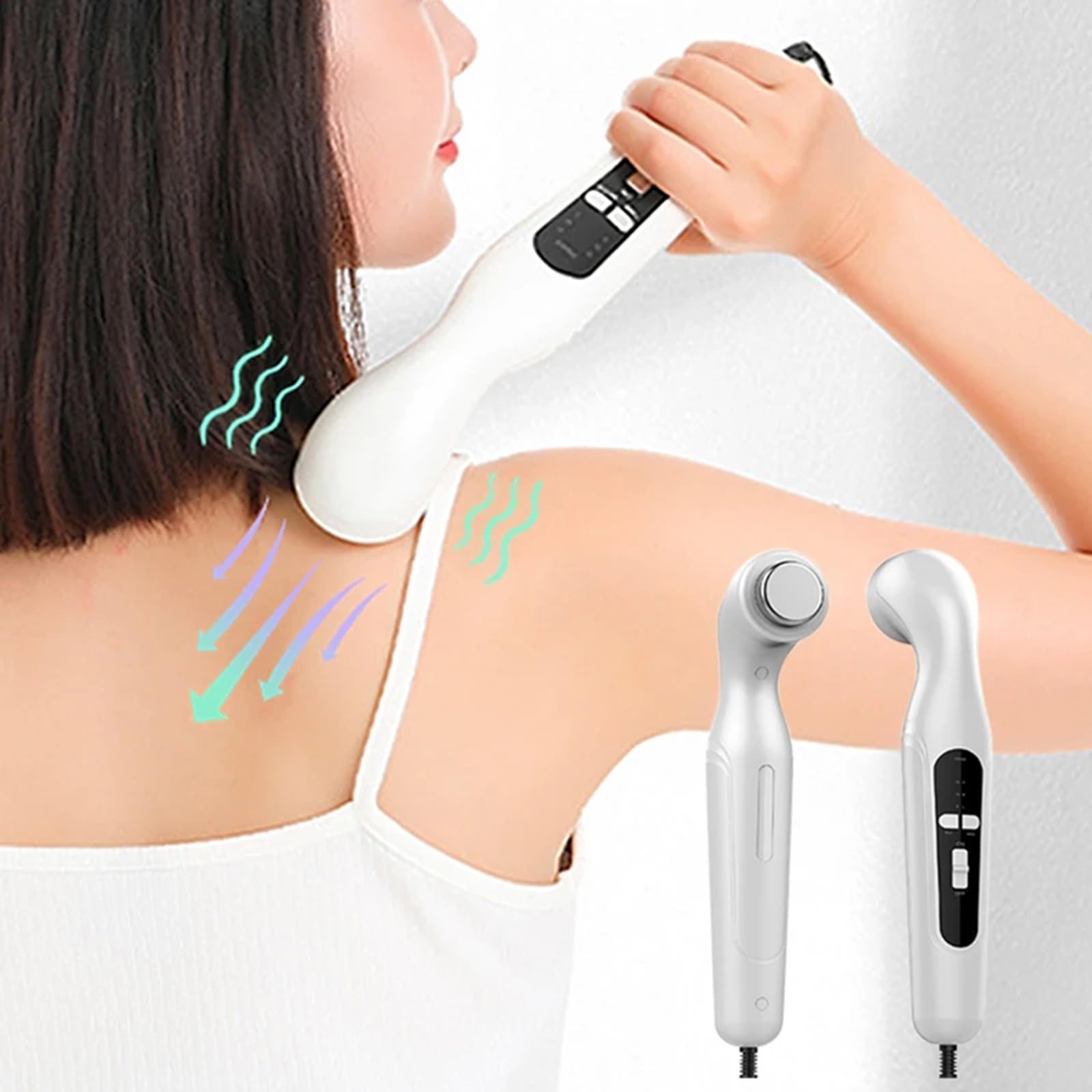 Equipo de Fisioterapia para Artritis, Dispositivo de Fisioterapia por ultrasonido para Uso doméstico, Dispositivo de Masaje ultrasónico para aliviar el Dolor Corporal en la Cintura