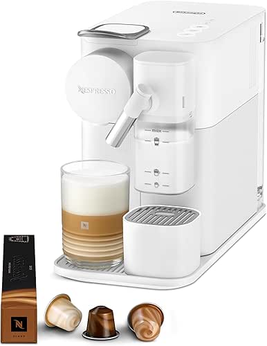 De'Longhi Nespresso Lattissima One Evo EN510.W, Machine a Café Capsule,