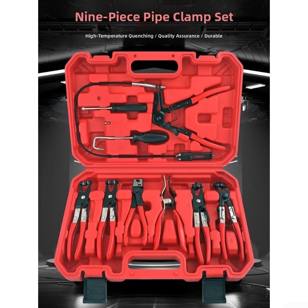 Kit 9 Pinces Colliers Serrage Acier Longue Portée Kit 9 Pinces