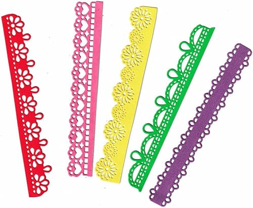 Miniatura 5 de 5 troqueles de corte de borde de encaje, troqueles de encaje de corazón de flores de amor, plantillas de metal en relieve para tarjetas de álbumes