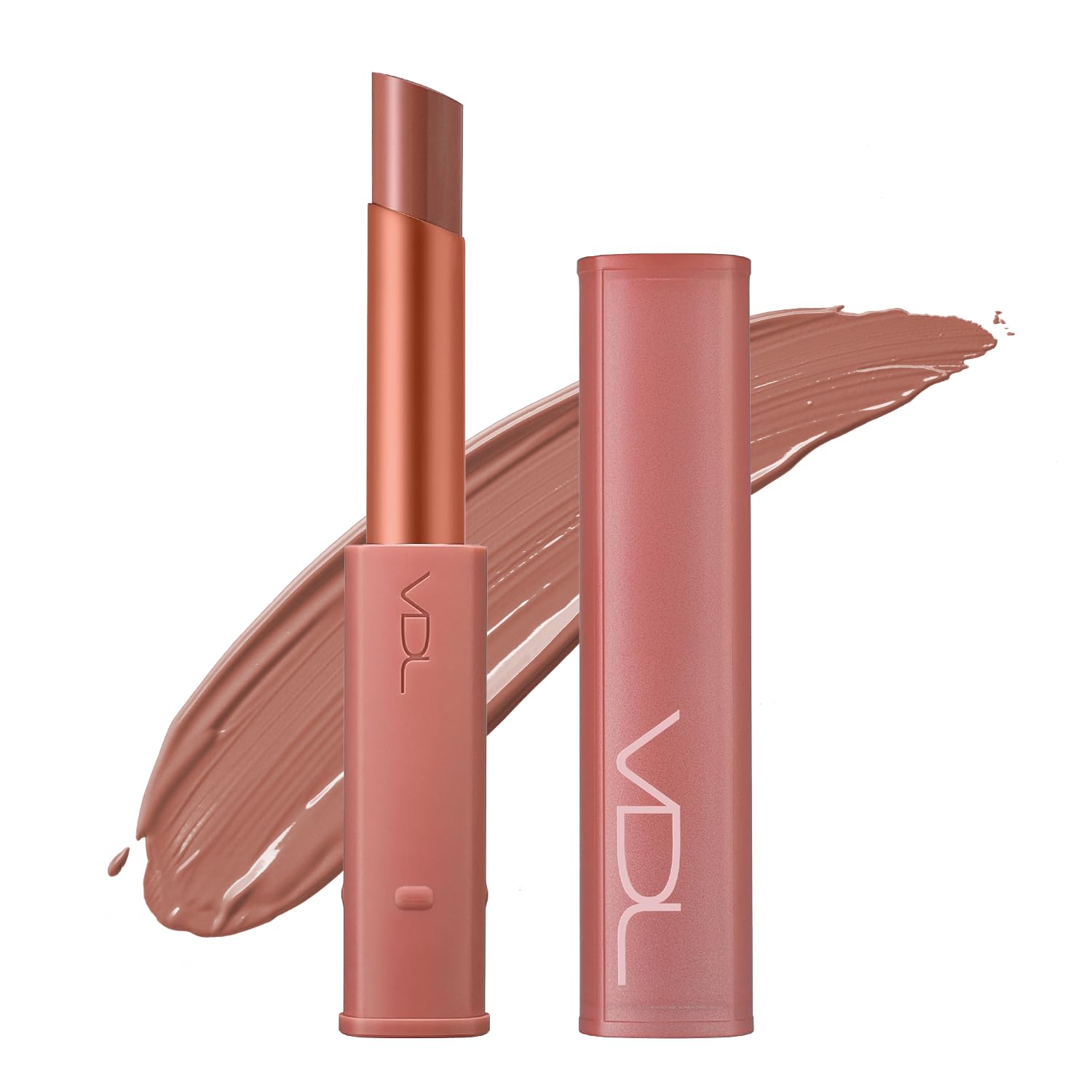 VDL Lip Stain Comfort Slip Lipstick 11, Dirty Vienna - Lightweight, Matte, Smooth Lipstick for Effortless Comfort. Vibrant and Long-Lasting Lip Color (0.09 oz) | Korean Skincare