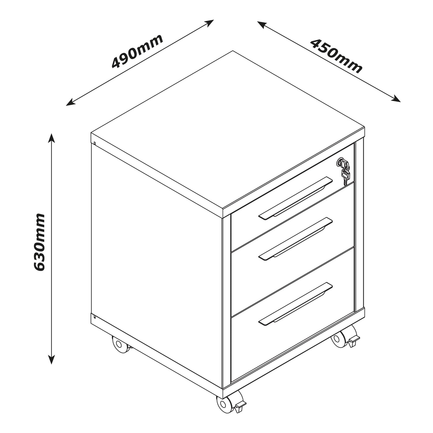 Composad | Scrivania della Linea DAVINCI BRERA con Modesty Panel, Scrivania Moderna ed Elegante, Per PC, Ufficio, Studio, (LxAxP) 138,2x74,5x68,3 cm, Colore Noce Brera, Made in Italy