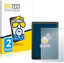 brotect Screen Protector Anti-Glare compatible with Amazon Kindle Kids 2022/2024 (2 Pack) Screen Protector Matte, Anti-Fingerprint Protection Film
