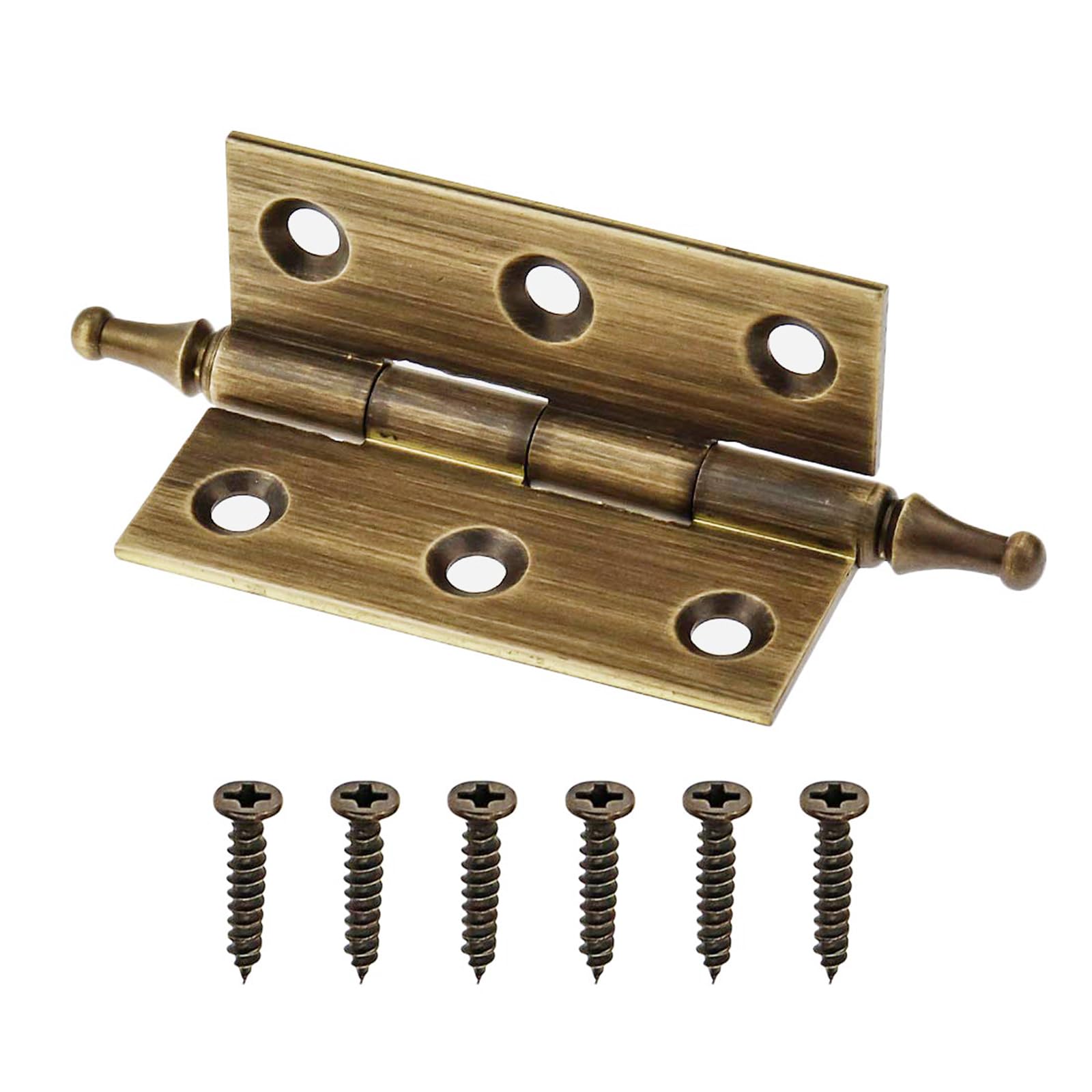 Brushed Bronze Hinges - 2 Inch Folding Butt Hinges (2Pcs) -7