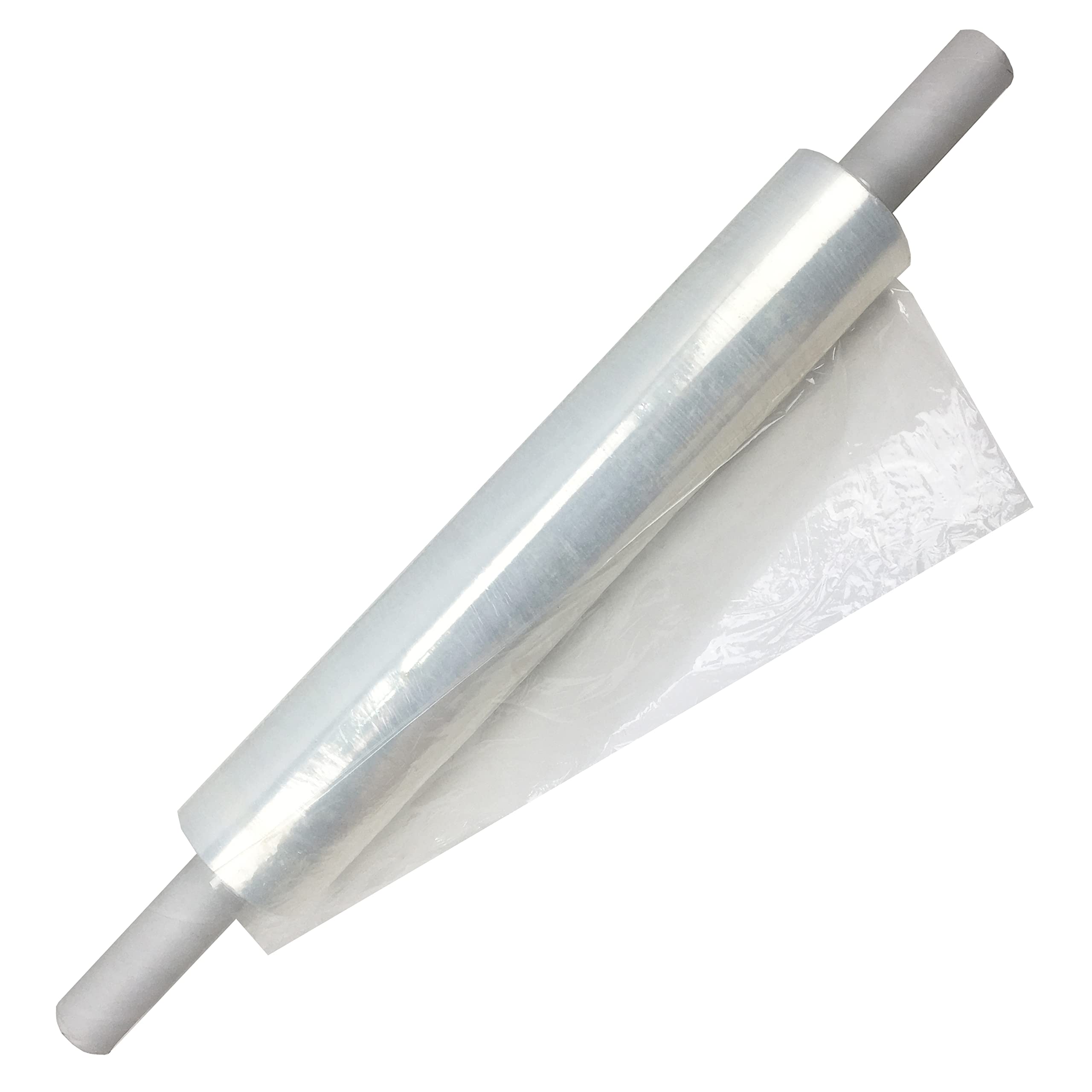 Stretch Film/Wrap For Packaging, Shipping, And protection, (Large Wrap 20" x 1000' 80G With Handle 1 pack), Heavy Duty Pallet Wrap, Moving Packaging