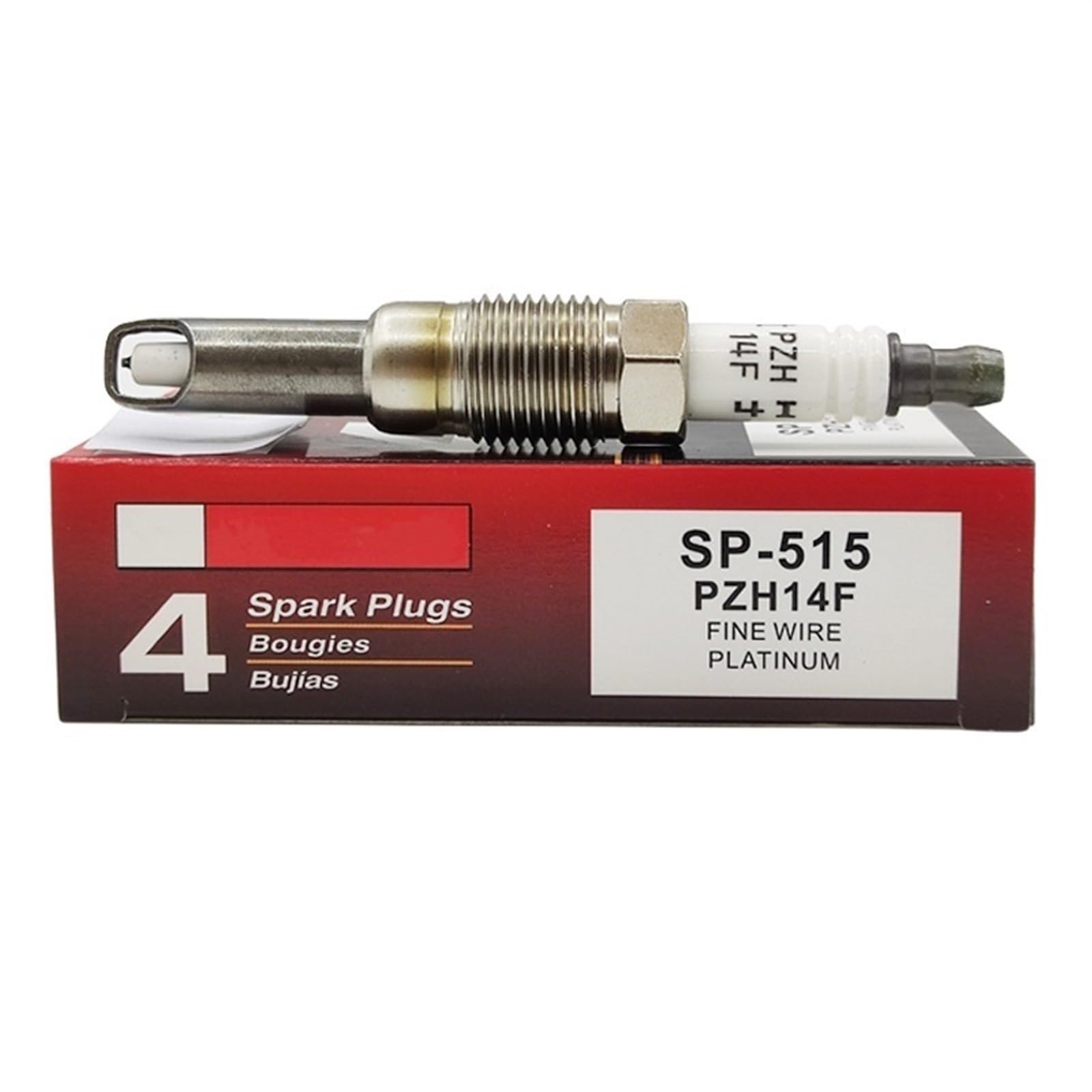 BICDOII 4-6 bujías de Platino SP-515 compatibles con Ford F150 F250 F350 Explorer Expedition Lincoln Navigator 5.4L PZH14F CYFS-12Y-5 Bujía reemplazo(6Pcs)