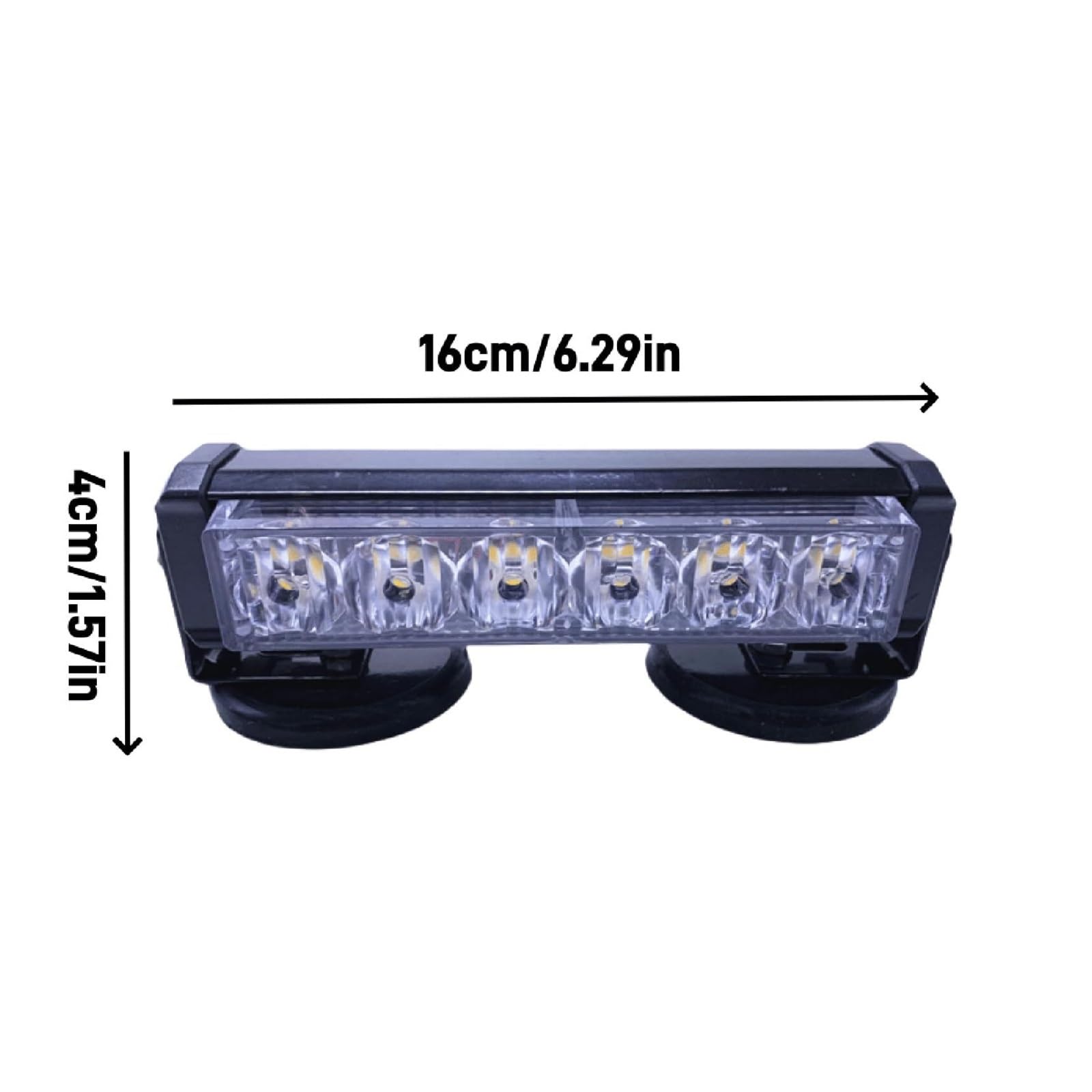 Barra luminosa lampeggiante di emergenza per auto – Luce stroboscopica LED magnetica potente con 4 modalità e telecomando per allarme di sicurezza