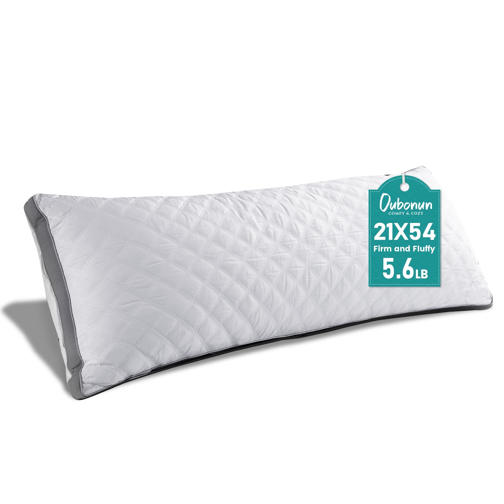Oubonun Premium Adjustable Loft Quilted Body Pillows - Firm and F…