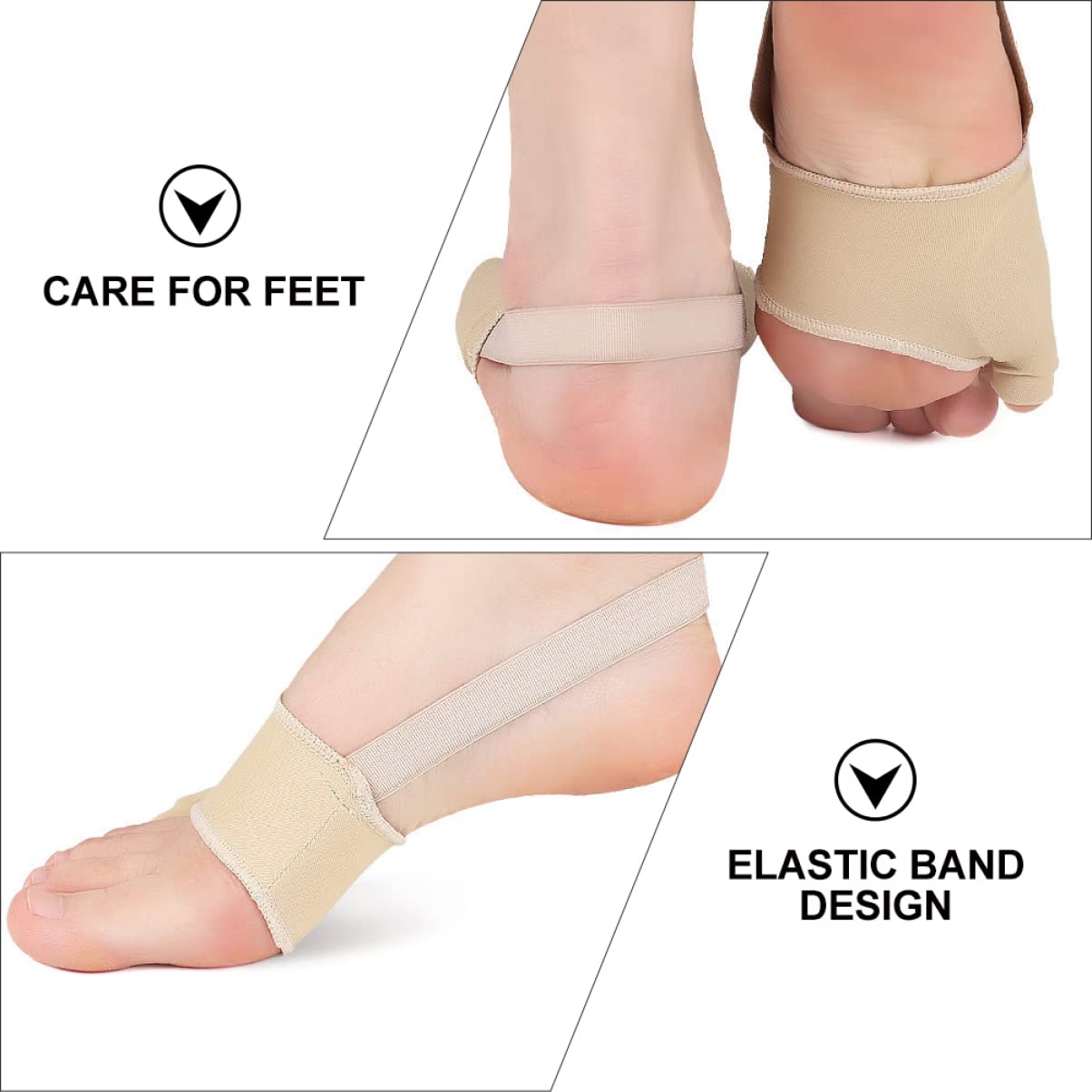 Healeved 1Pair Separator for Relief and Comfort Durable Foot for Overlapping for Everyday Use for Support