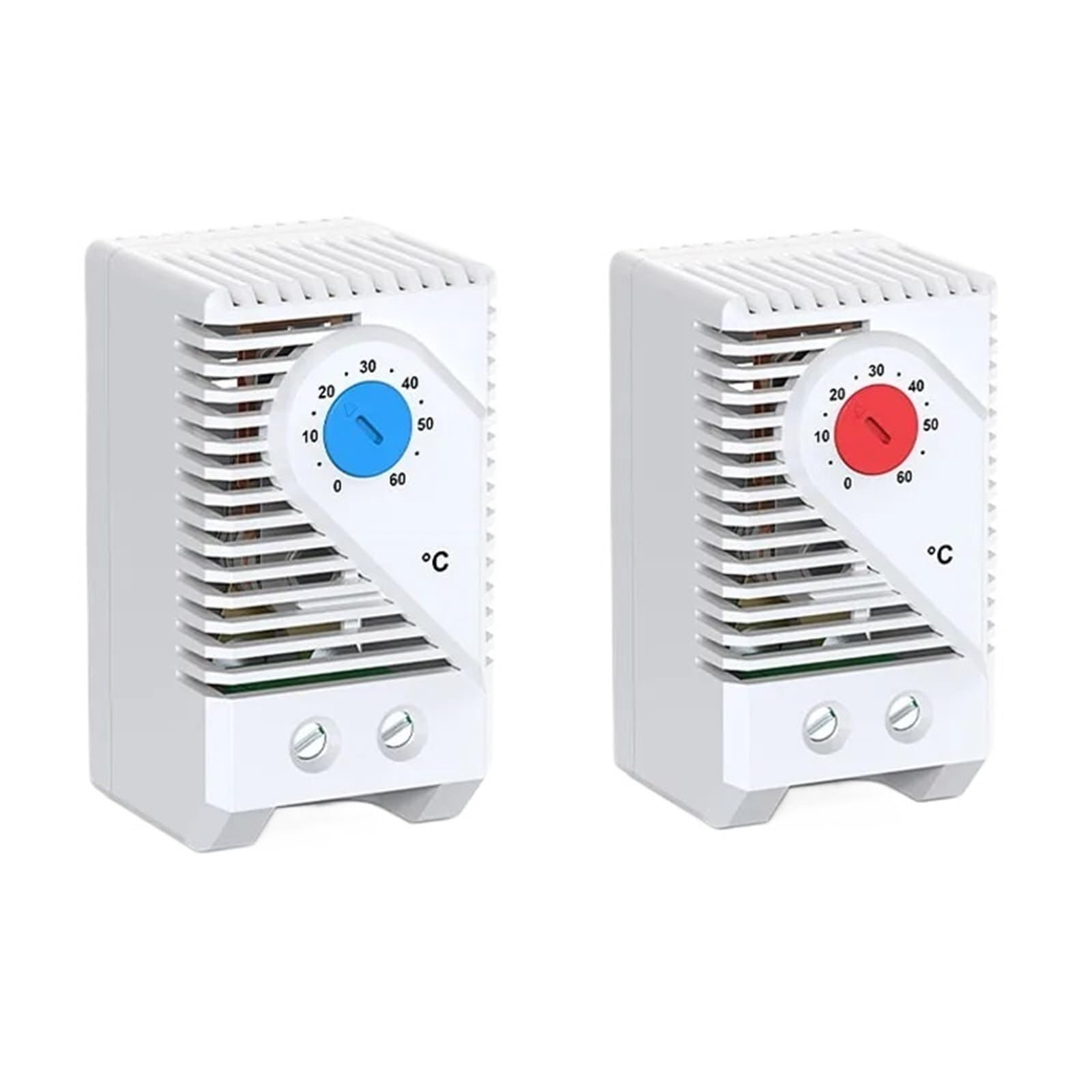 1pcs KTS011 NO NC Temperature Controller KTO011 Mechanical Switch Cabinet Thermostat And Humidity Control 0-60℃ AC250V 10A(KTO011-NC)
