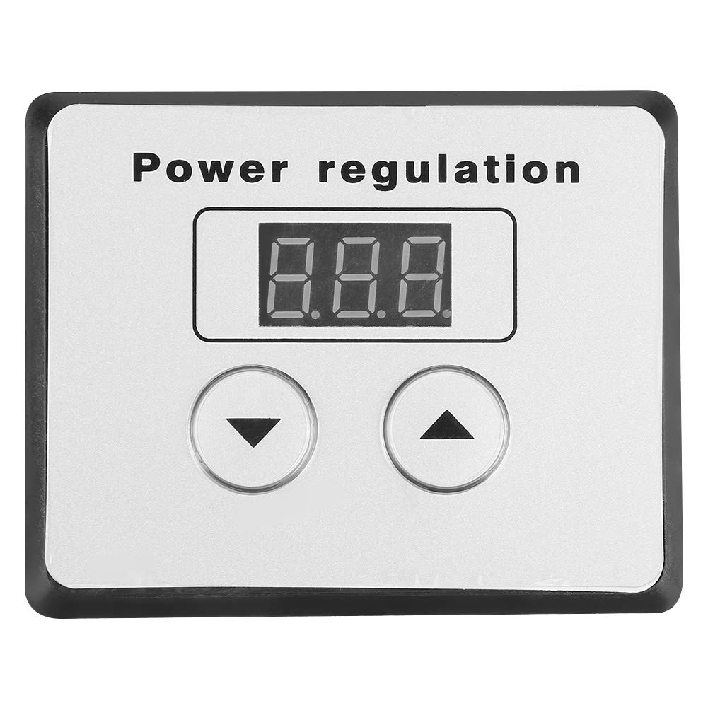 AC-spanningsregelaar, 4000W-spanningsregelaar, 10V tot 220V instelbaar spanningsbereik om de snelheid, helderheid, spanning, temperatuur van elektrische oven, boiler, lampen, kleine motor aan