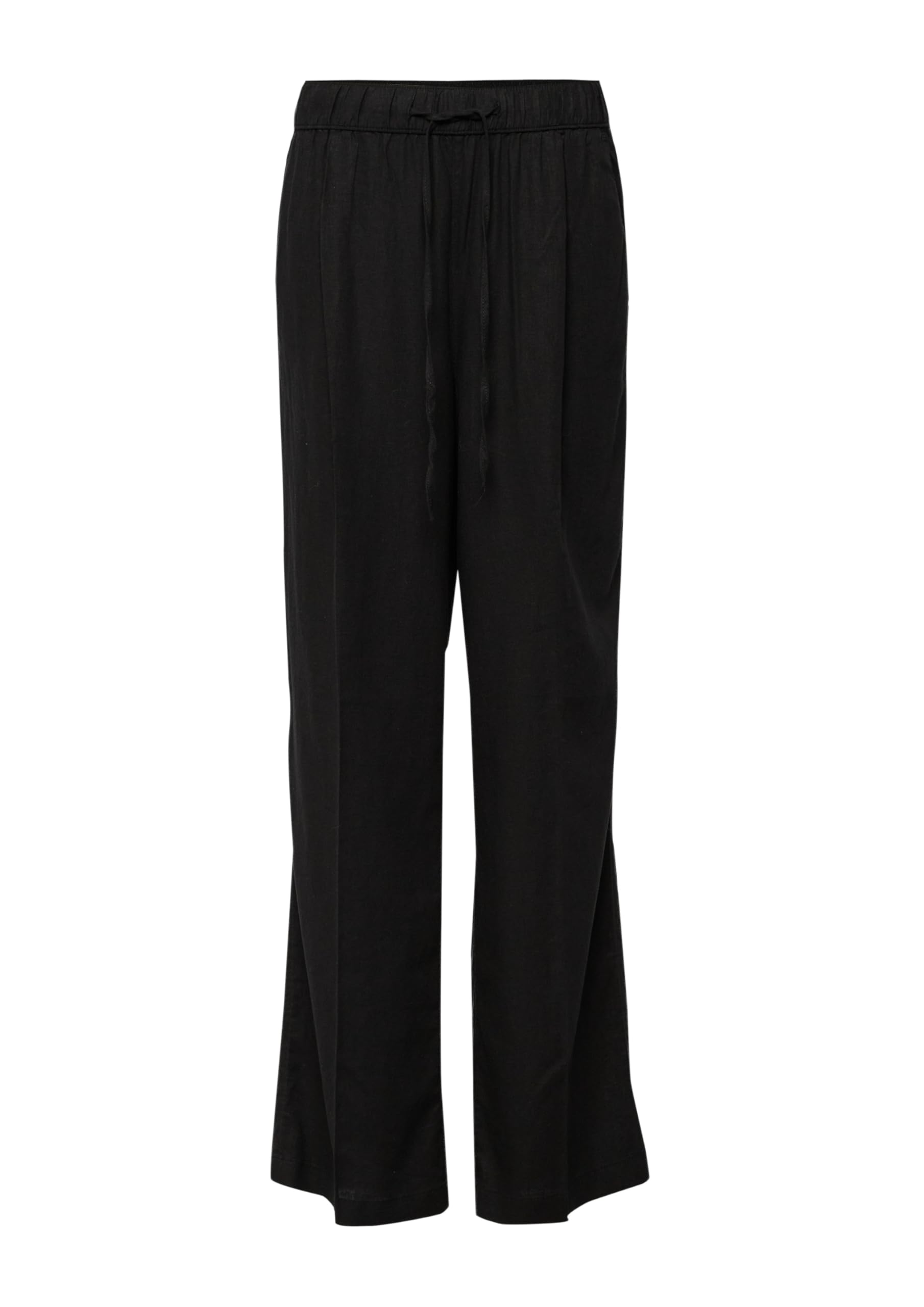 s.Oliver Damen Leinen-Mix Hose lang Leinenmix-Hose mit Elastischem Bund