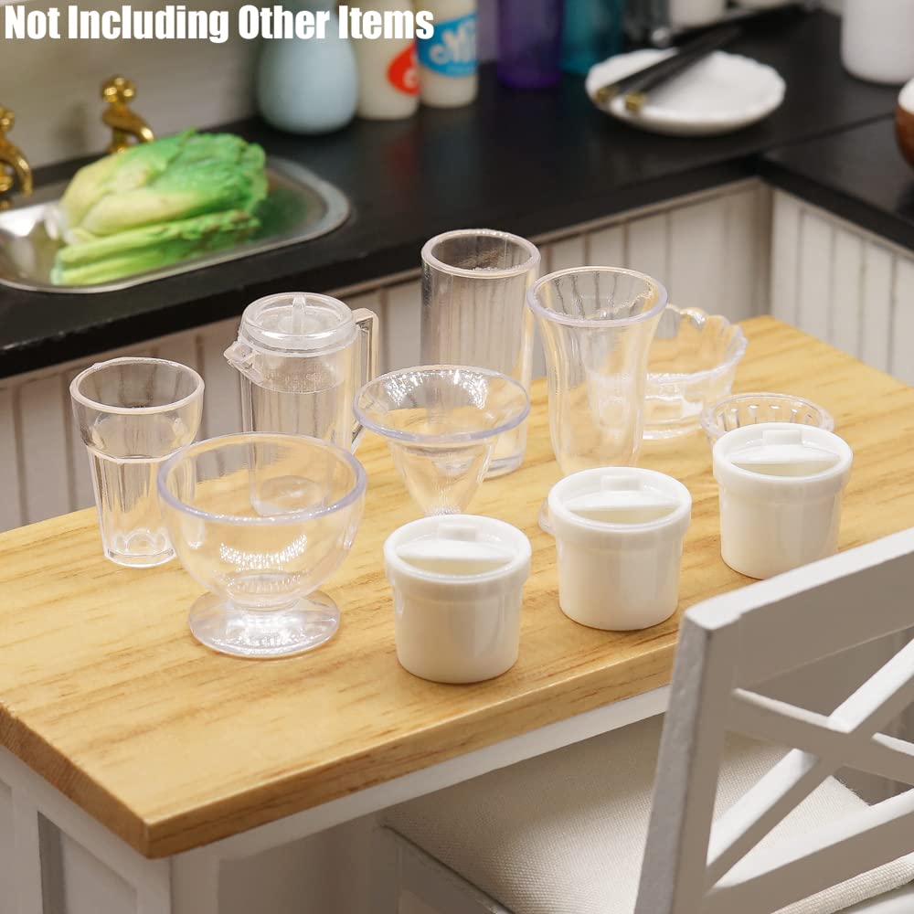 Odoria 1/12 Scale Miniature Tableware - 12 Piece Dollhouse Dish Set Accessories