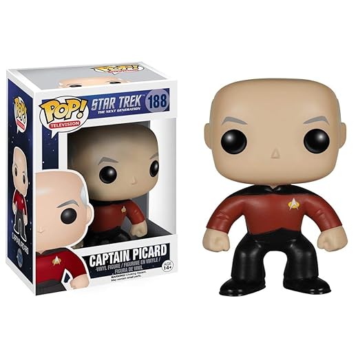 En Oferta Funko Pop Tv: Star Trek The Next Generation - Jean-Luc Picard Action Figure,Multi-Colored,3.75 Inches